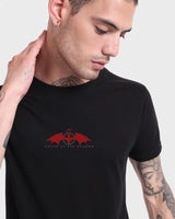 Men's Black House of the Dragon Iconic Graphic Printed Tshirt