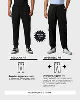 Men's Black Casual Solid Jogger