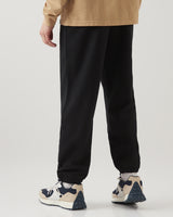 Men's Black Casual Solid Jogger