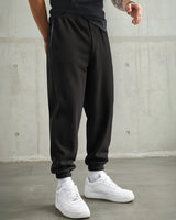 Men's Black Casual Solid Jogger