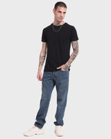Men's  Casual Regular Fit Solid Half Sleeves Tshirt