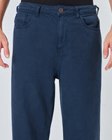 Men's Blue Super Baggy Fit Mid-Rise Jeans