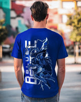 Men's Blue Beetle Graphic Printed Tshirt