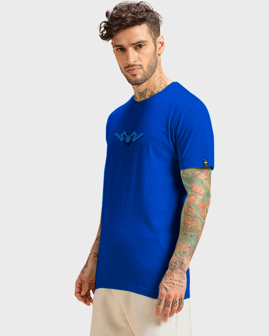 Men's Blue Beetle Graphic Printed Tshirt