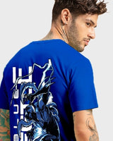 Men's Blue Beetle Graphic Printed Tshirt