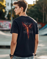 Men's Blue Order of the Phoenix Graphic Printed Tshirt