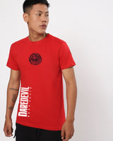 Men's Bold Red the Devil Graphic Printed Tshirt