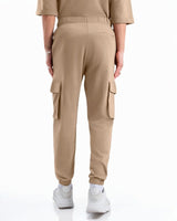 Men's Brown Casual Solid Cargo
