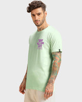 Men's Green Best Buds Graphic Printed Tshirt