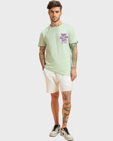Men's Green Best Buds Graphic Printed Tshirt