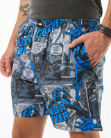 Men's Grey Casual Regular Fit Printed Boxer