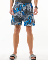 Men's Grey Casual Regular Fit Printed Boxer