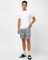 Men's Grey Garfield All Over Printed Lounge Wear Boxer