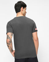 Men's Grey Hulk Graphic Printed Tshirt