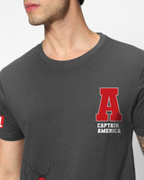 Men's Grey Hulk Graphic Printed Tshirt