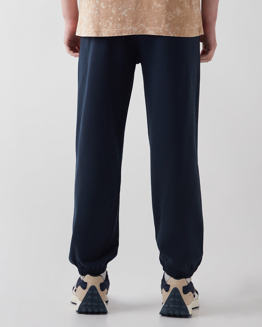 Men's Blue Casual Solid Jogger