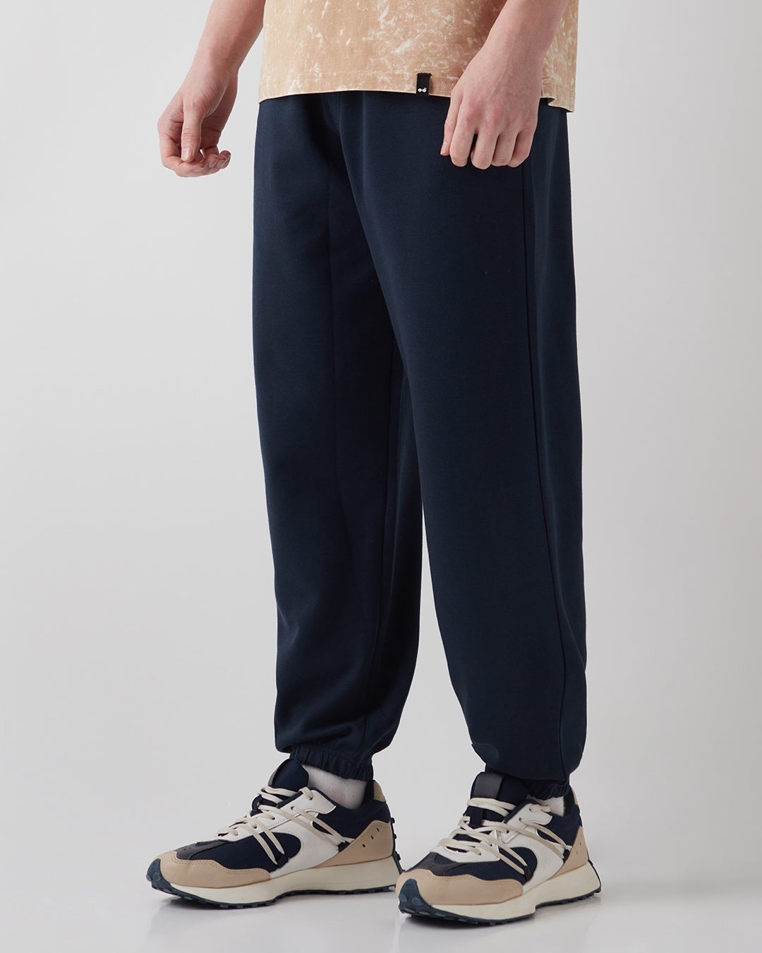 Men's Blue Casual Solid Jogger