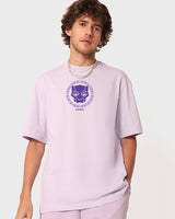Men's Purple Wakanda Forever Graphic Printed Oversized Tshirt