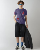 Men's Skipper Blue Hulk Graphic Printed Tshirt