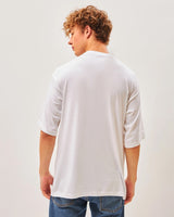 Men's White Marvel Ironman Typography Oversized Tshirt