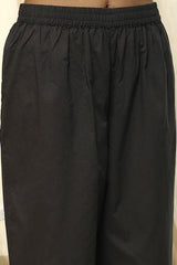 Women's Brown Festive Three Quarter Sleeves Co-ords Set