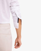 Men's White Formal Regular Fit Solid Full Sleeves Shirt