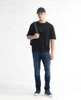Men's Blue Casual Slim Fit Solid Jeans