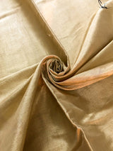 Women's Yellow Chanderi Silk Zari Saree