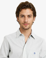 Men's Grey Formal Regular Fit Solid Full Sleeves Shirt