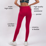 Women's Magenta Sports All Day Legging