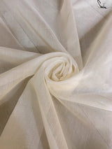 Women's White Cotton Polyester Saree with Blouse Piece