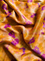 Women's Yellow Modal Viscose Saree