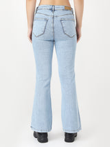 Women's Blue Casual Bootcut Jeans