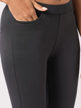 Women's Gray Casual Skinny Fit Jeggings