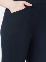 Women's Navy Casual Skinny Fit Jeggings