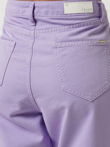 Women's Purple Casual Regular Fit Jeans