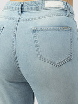 Women's Blue Casual Slim Fit Jeans