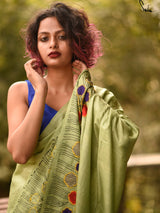 Women's Green Silk Saree