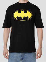 Men's Boxy Batman Printed Round Neck Tshirt