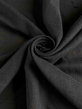 Women's Black Pure Cotton Saree