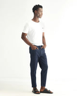 Men's Blue Casual Skinny Fit Solid Jeans