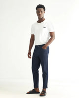 Men's Blue Casual Skinny Fit Solid Jeans