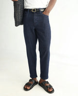Men's Blue Casual Skinny Fit Solid Jeans