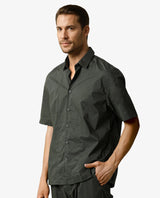 Men's Green Casual Regular Fit Solid Half Sleeves Shirt