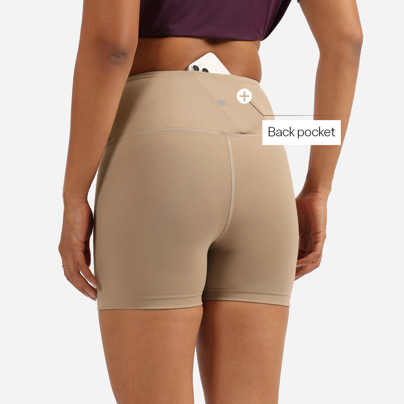 Women's Sports Wear Solid Shorts