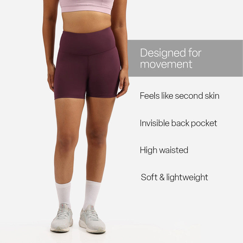 Women's Sports Wear Solid Shorts
