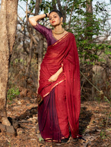 Women's Multicolor Cotton Saree