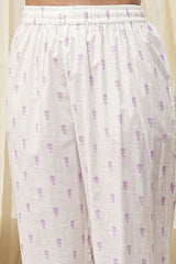 Women's Pink Festive Three Quarter Sleeves Kurta Sets