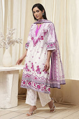 Women's Pink Festive Three Quarter Sleeves Kurta Sets