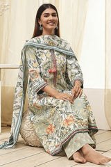 Women's Multicolor Festive Three Quarter Sleeves Kurta Sets